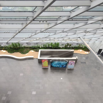 부산 영화의전당 실내정원 조성